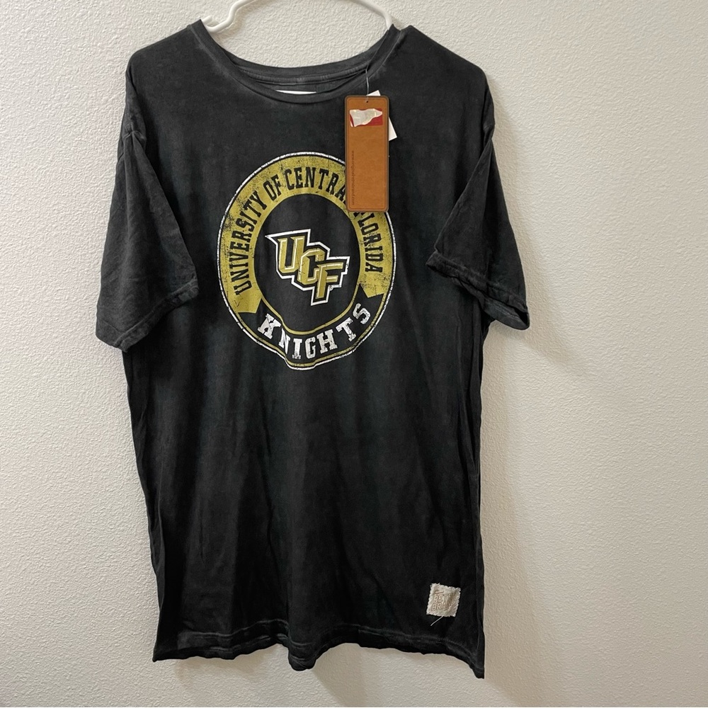 Retro brand ucf knights distressed shirt gray New With Tag